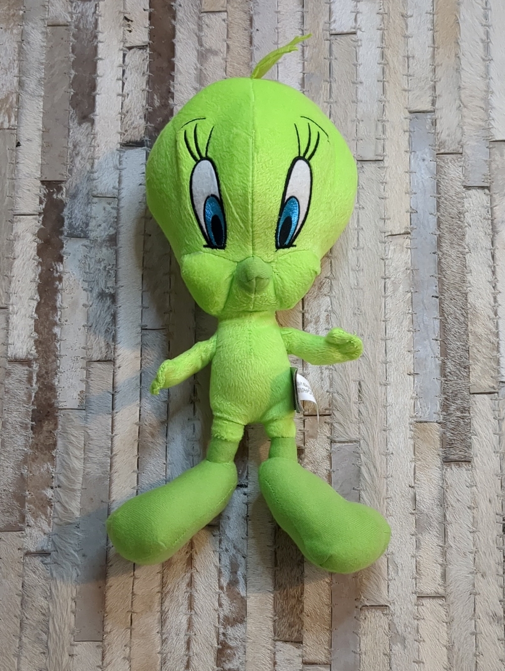Looney Tunes Neon Green Tweetie Bird 15" Plush